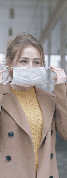 SEVA Med Care Tulsa girl wearing covid 19 mask